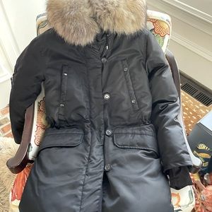 SAM. Luxe Stella Parka with Rabbit Fur size S